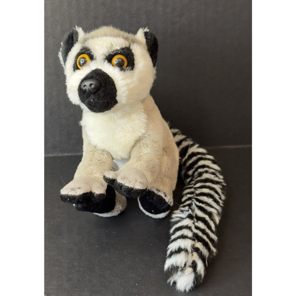 SOS Save our Space Ring Tailed Lemur 2003 Stuffed Animal/Plush 12" CLEAN-VTG - Picture 1 of 12